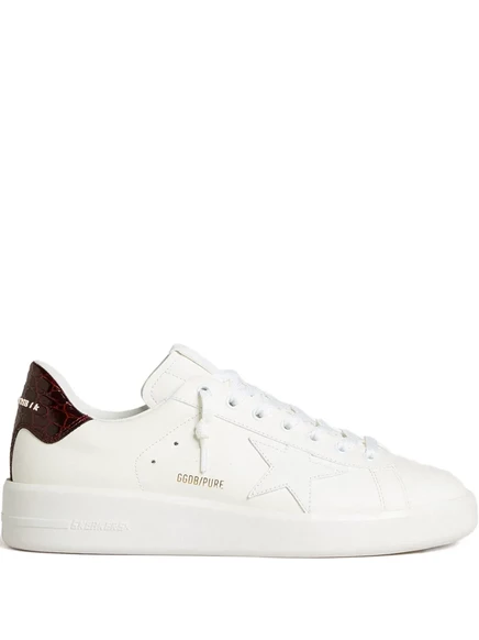 Мужские кожаные кроссовки Golden Goose Purestar, белые