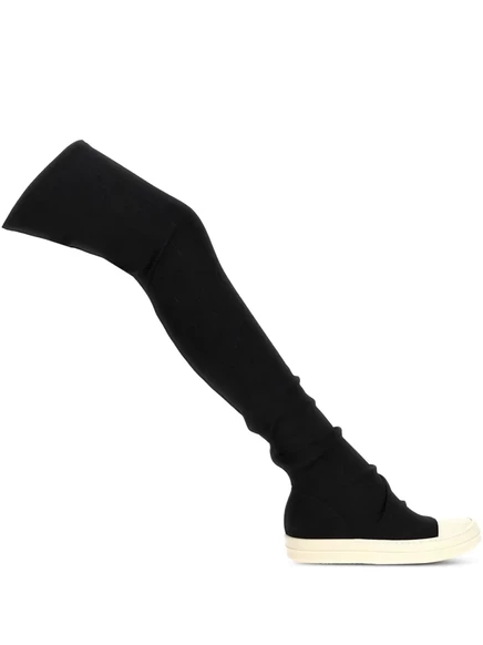 Ботинки-носки из эластичной ткани Rick Owens DRKSHDW black