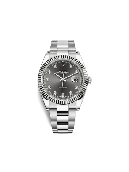 Мужские часы Rolex Datejust 40 мм б/у, черный