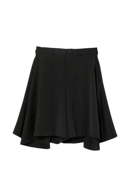 Мужские шорты Comme des Garons Homme Plus двуслойные, черные