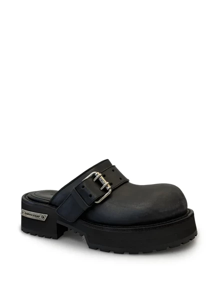 Женские мюли Balenciaga Venom на платформе, черные