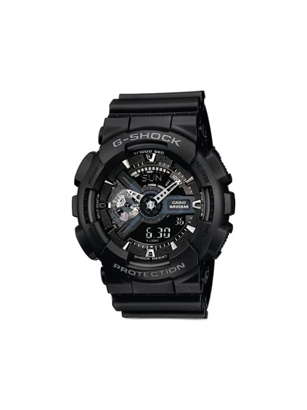 Наручные часы Casio G-Shock GA-110-1B, 55 мм, черные