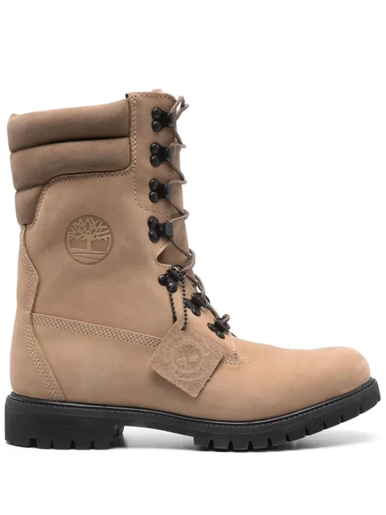 Мужские высокие ботинки Timberland Premium из нубука, тауп