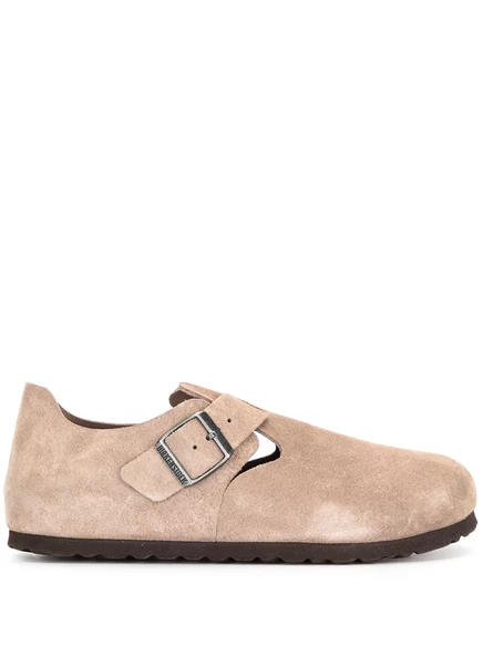 Замшевые туфли Birkenstock London neutrals