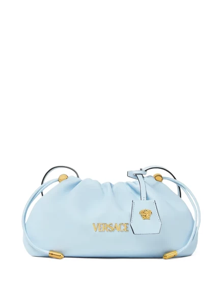 Женский клатч Versace Tag mini, голубой