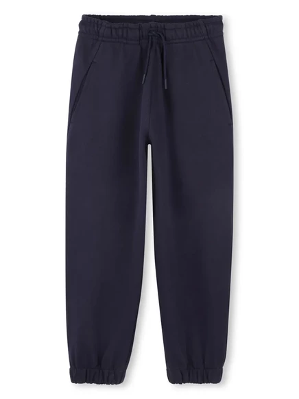 Спортивные брюки из органического хлопка Kenzo Kids  blue