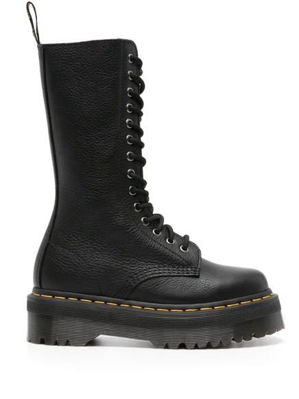 Четырехместные кожаные ботинки Dr. Martens 1B99 black