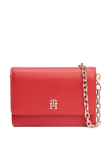 Клатч Tommy Hilfiger Icon с цепочкой, красный