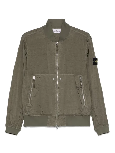 Водонепроницаемая куртка-бомбер Stone Island green