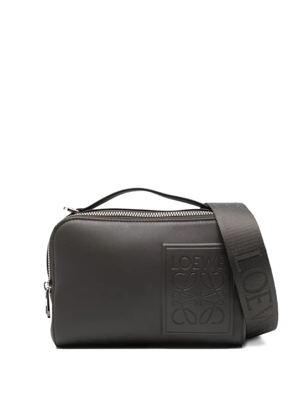 Мужская сумка-тоут Loewe с логотипом, серая