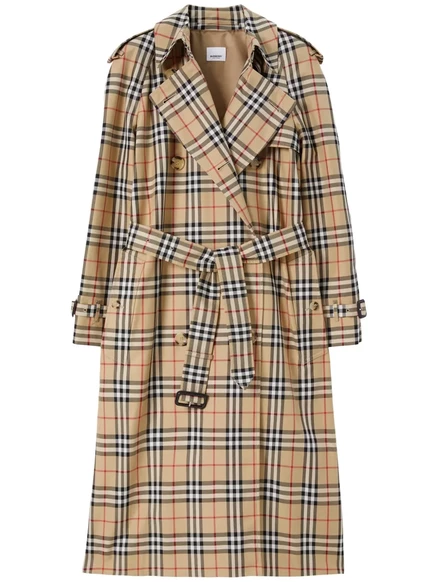 Женский тренч Burberry Vintage Check, песочный