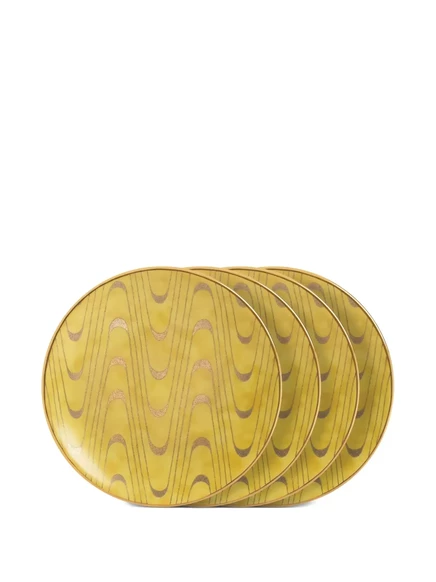 Тарелки L'OBJET Fortuny Apollo, набор 4, золотая