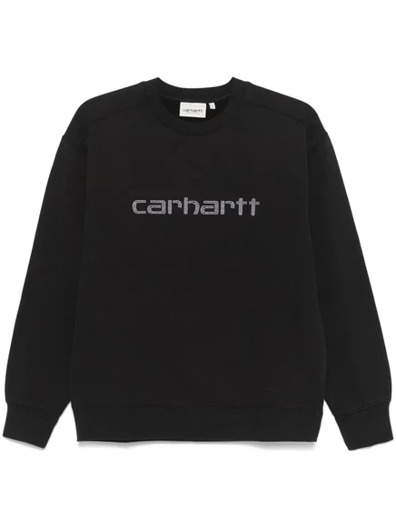 Женский свитшот Carhartt WIP Rivet Script, черный