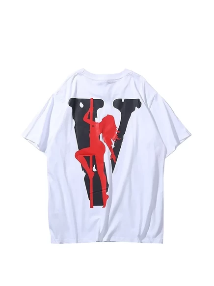 Мужская футболка VLONE с графическим принтом, белая