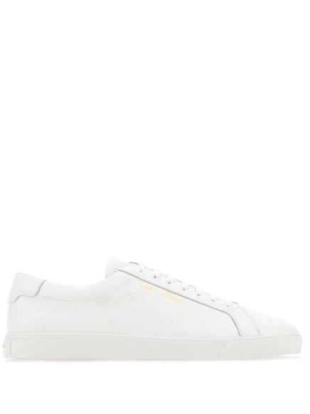 Кожаные кроссовки Saint Laurent Andy white