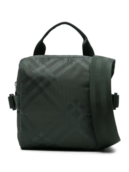 Мужская сумка через плечо Burberry Vintage Check, зеленая