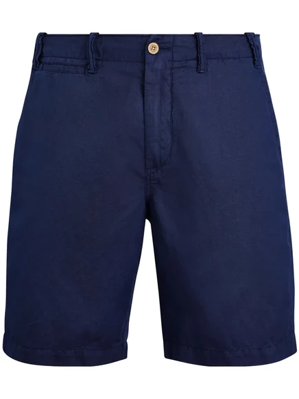 Мужские шорты Polo Ralph Lauren Maritimes хлопок-лен, темно-синие