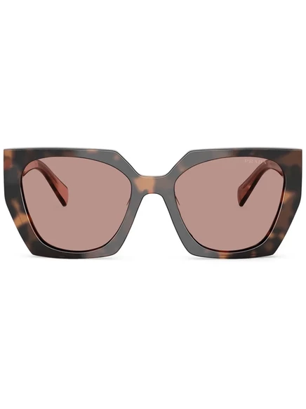 Солнцезащитные очки в квадратной оправе Prada Eyewear brown