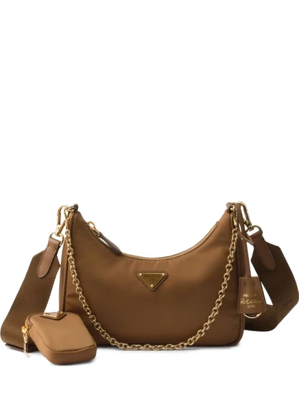 Новая сумка через плечо от Prada brown