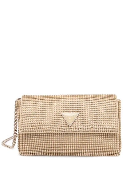 Женский клатч Guess USA Zalina с кристаллами, золотистый