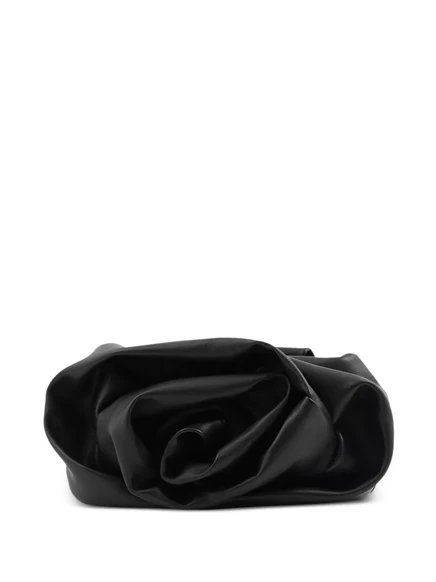 Женский кожаный клатч Burberry Slouch-body, черный