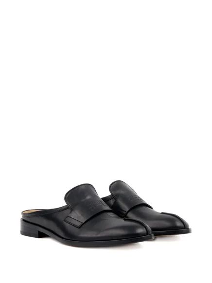 Женские кожаные мюли MM6 Maison Margiela, черные