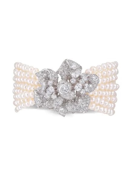 Женский браслет Anabela Chan Pearl Bloomingdale, серебристый