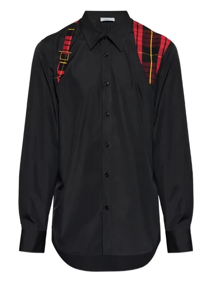 Рубашка с клетчатым рисунком от Alexander McQueen