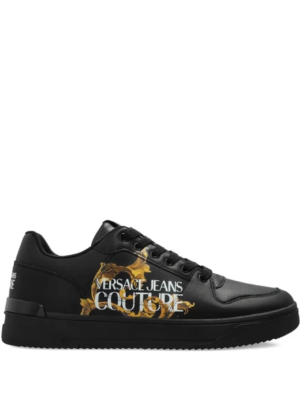 Кроссовки с логотипом Versace Jeans Couture black