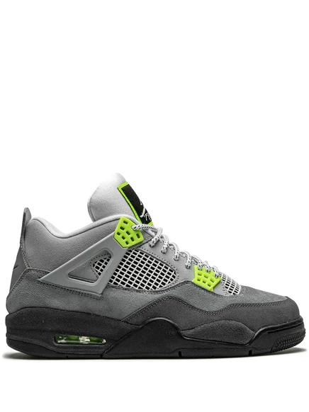 Кроссовки Jordan Air Jordan 4 Retro SE Neon, серые