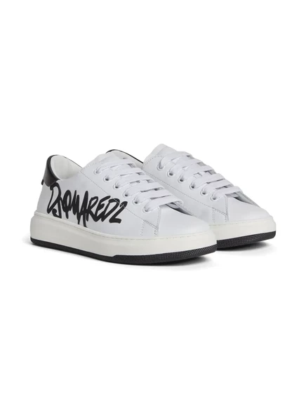 Кроссовки с логотипом DSQUARED2 KIDS  white
