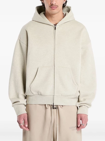 Унисекс худи Fear Of God Essentials на молнии, серая