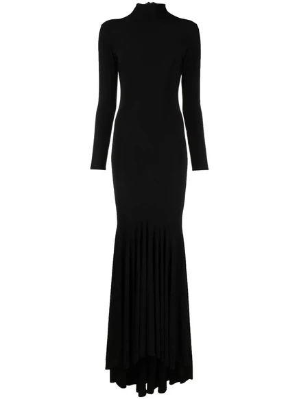 Расклешенное платье Atu Body Couture с длинным рукавом black