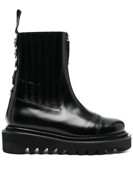 Ботильоны Toga Pulla на рифленой подошве black