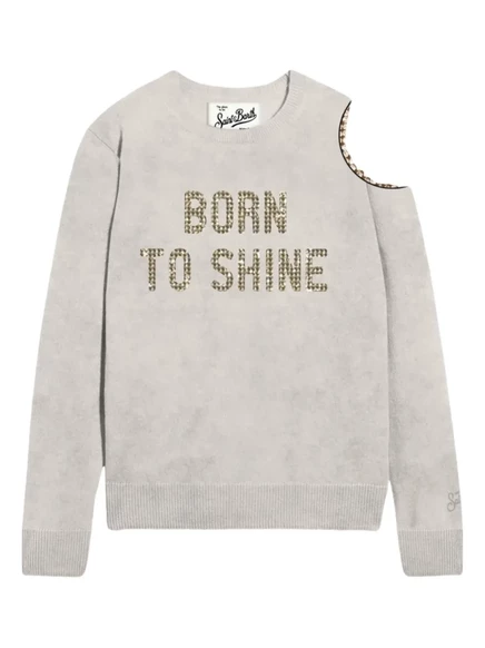 Свитер MC2 Saint Barth, рожденный сиять neutrals