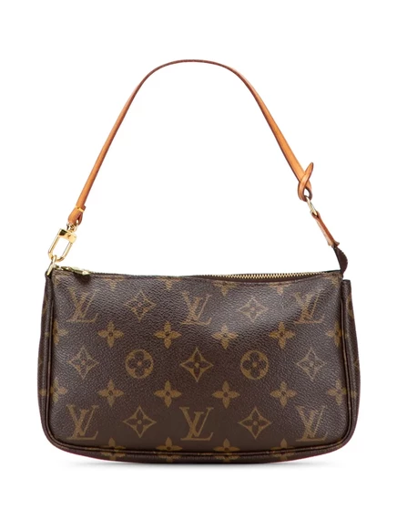 Сумка через плечо с аксессуарами Monogram Pochette, бывшая в употреблении у Louis Vuitton в 2002 году brown