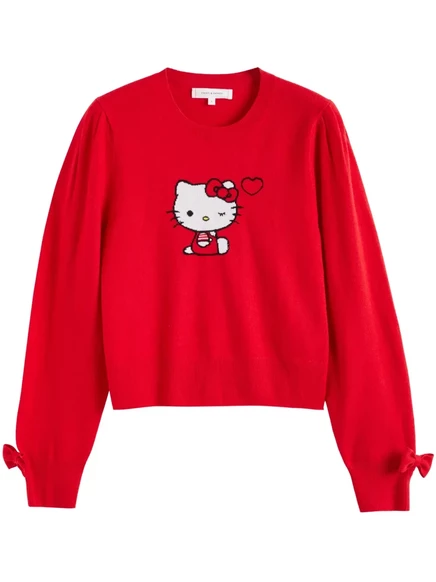 Женский свитер Chinti & Parker Hello Kitty Bow, красный