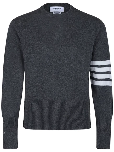 Мужской свитер Thom Browne 4-Bar, серый