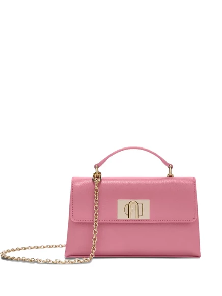 Мини-сумка через плечо Furla с верхней ручкой pink