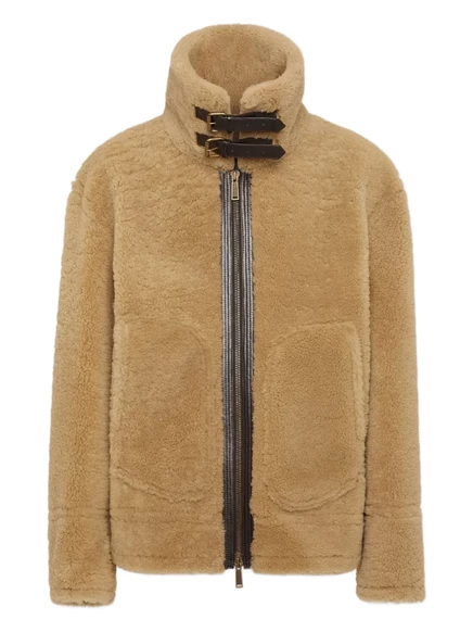 Дубленочная куртка DSQUARED2 neutrals