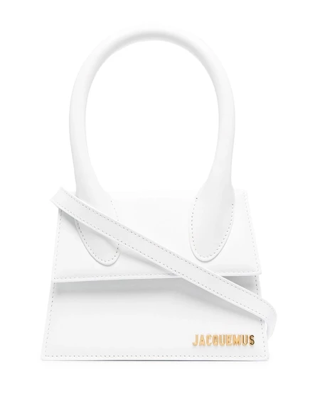 Женская сумка Jacquemus Le Chiquito Moyen с ручкой, белая