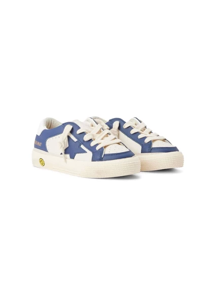 Детские кеды Golden Goose Kids May Star, белые