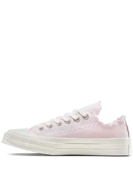 Унисекс кеды Converse Chuck 70 вышитые, розовые