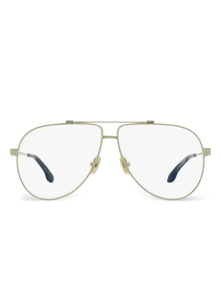 Женские очки Victoria Beckham Eyewear авиатор, серебристые