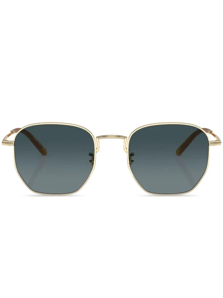 Унисекс солнцезащитные очки Oliver Peoples Kierney, золотистые