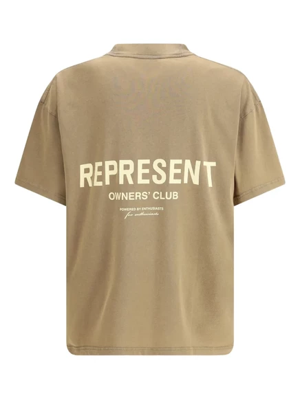 Мужская футболка Represent Owners Club, бежевая