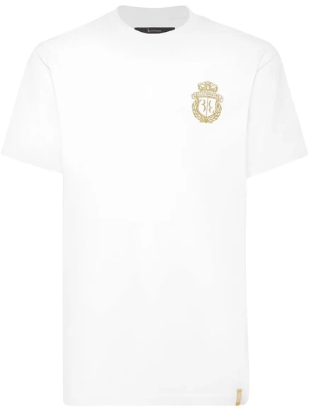 Мужская футболка Billionaire Embroidered Crest, белая
