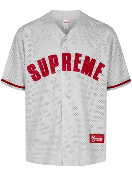 Бейсбольная майка Supreme из ультратонкой сетки  white