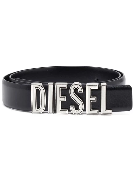 Женский кожаный ремень Diesel B-Diesel Rivets, черный