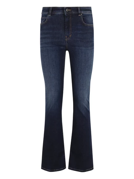 Джинсы-клеш Weekend Max Mara с пятью карманами blue